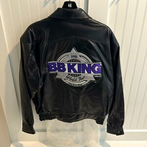 BB King World Tour Leather Jacket